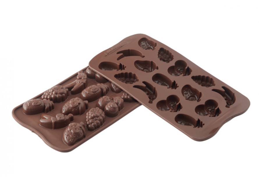 SILIKOMART STAMPO SILICONE EASYCHOC FRUIT FRUTTA CIOCCOLATINI SCG 32